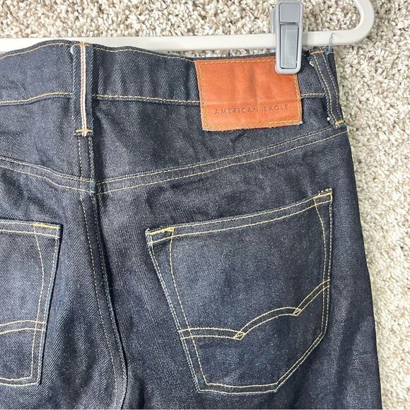 American Eagle Jeans Men’s 29x32 Dark Wash Denim Original Taper - Picture 8 of 8